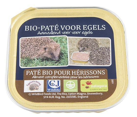 Bio-paté voor egels